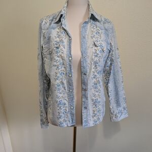 Lucky Floral Button-Up Shirt